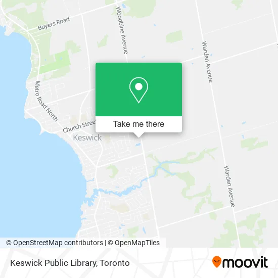 Keswick Public Library map