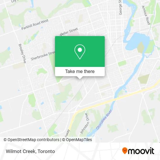 Wilmot Creek map