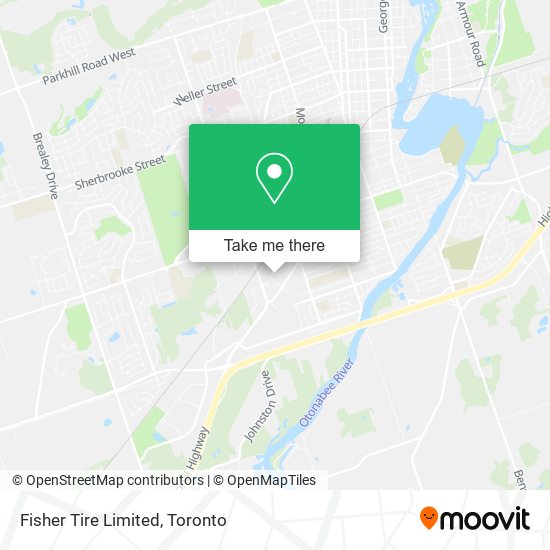 Fisher Tire Limited map