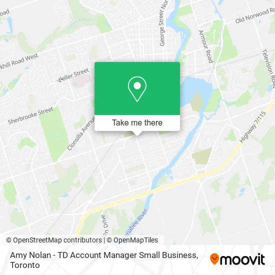 Amy Nolan - TD Account Manager Small Business map