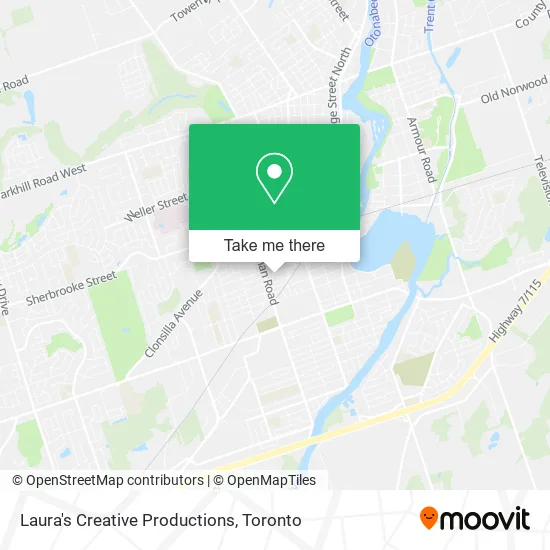 Laura's Creative Productions map
