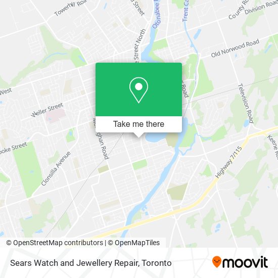 Sears Watch and Jewellery Repair map