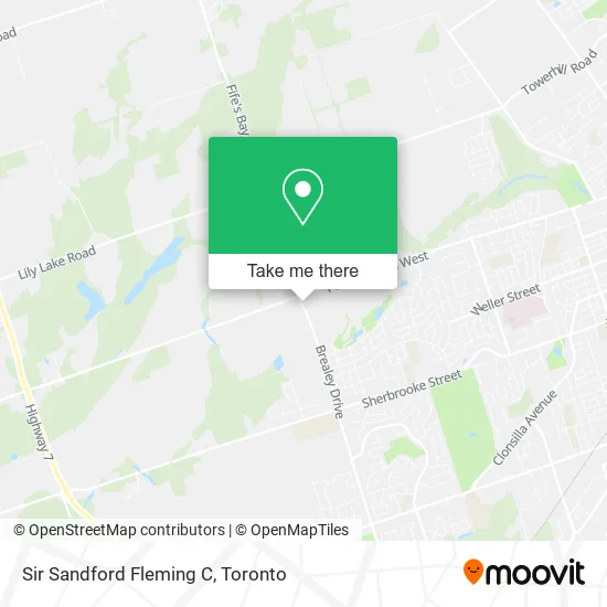 Sir Sandford Fleming C map
