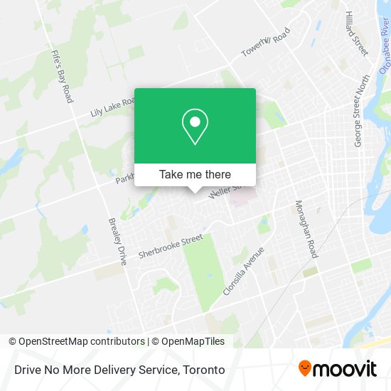 Drive No More Delivery Service map