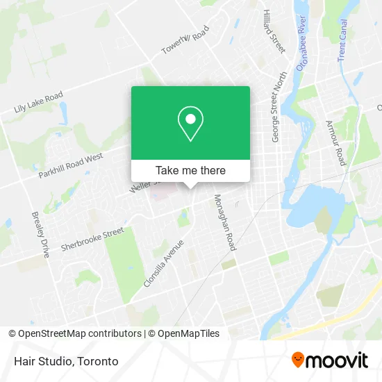 Hair Studio map
