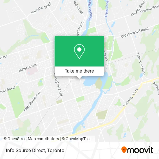 Info Source Direct map