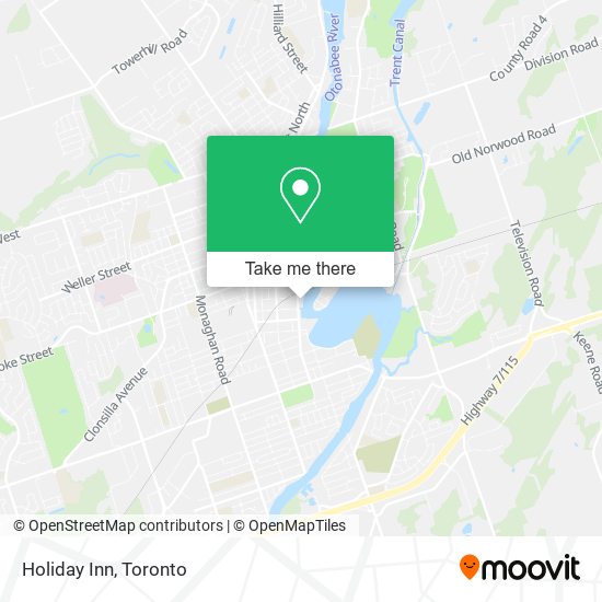 Holiday Inn map