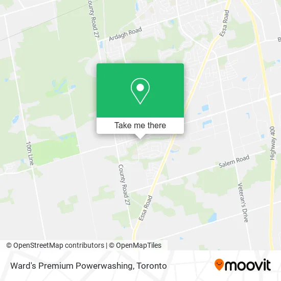 Ward's Premium Powerwashing map