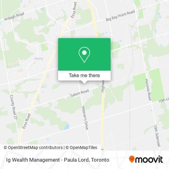 Ig Wealth Management - Paula Lord map