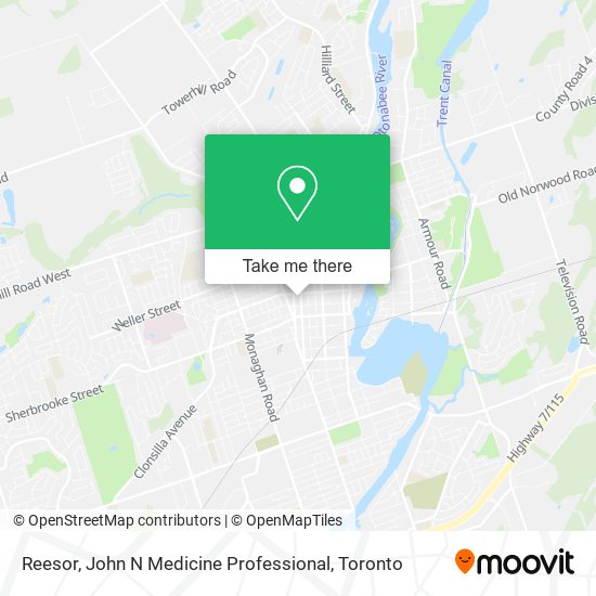 Reesor, John N Medicine Professional map