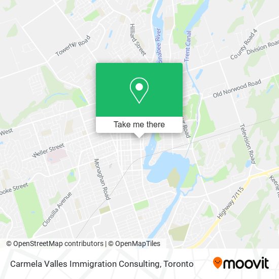 Carmela Valles Immigration Consulting map