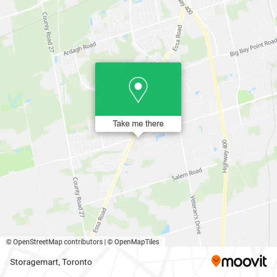 Storagemart map