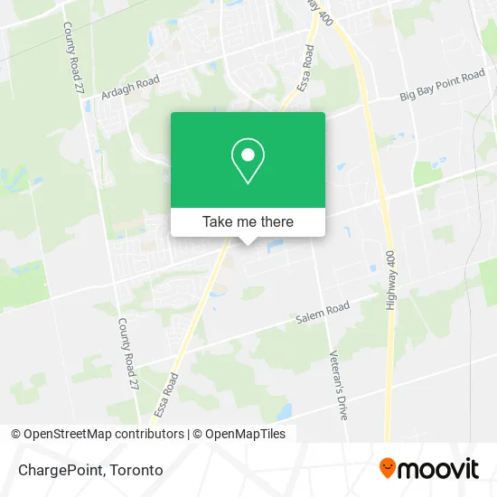 ChargePoint map