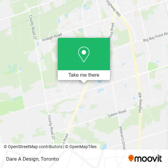 Dare A Design map
