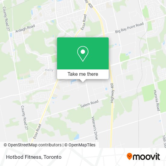 Hotbod Fitness map