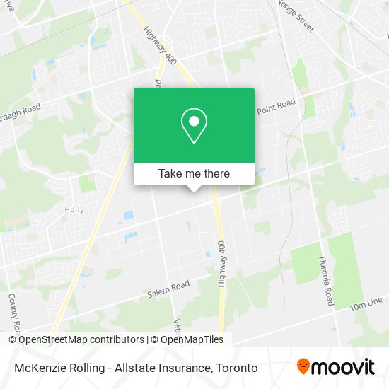 McKenzie Rolling - Allstate Insurance map