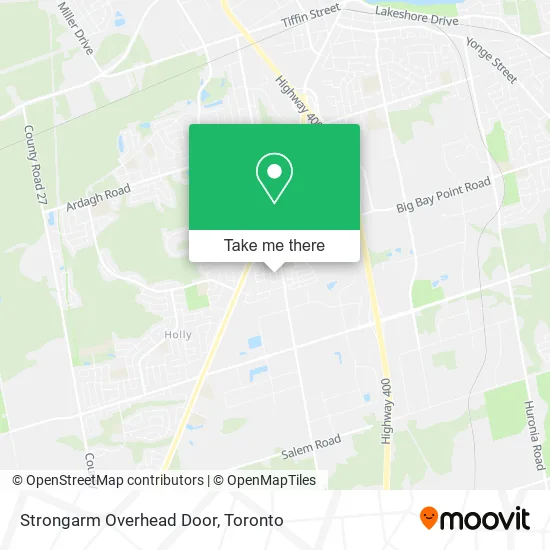 Strongarm Overhead Door map