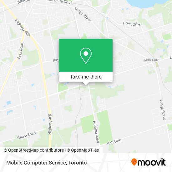 Mobile Computer Service map