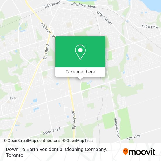 Down To Earth Residential Cleaning Company plan