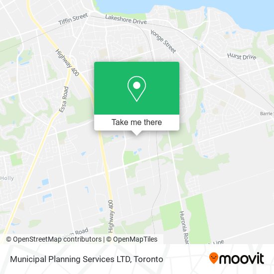 Municipal Planning Services LTD map