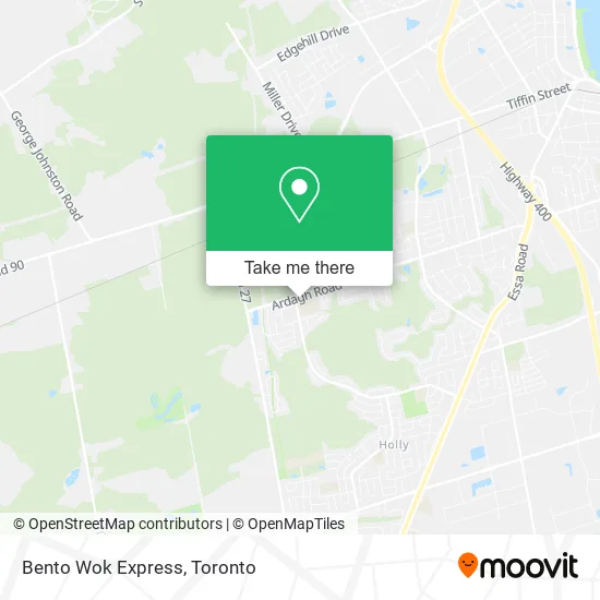 Bento Wok Express map