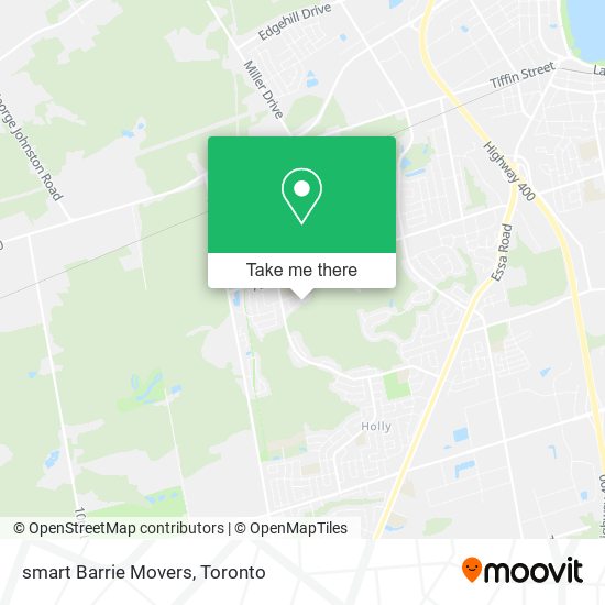 smart Barrie Movers map