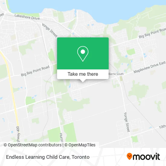 Endless Learning Child Care map