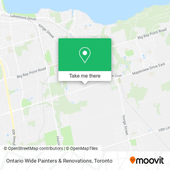 Ontario Wide Painters & Renovations map