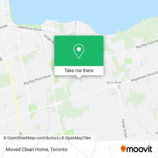 Moved Clean Home map