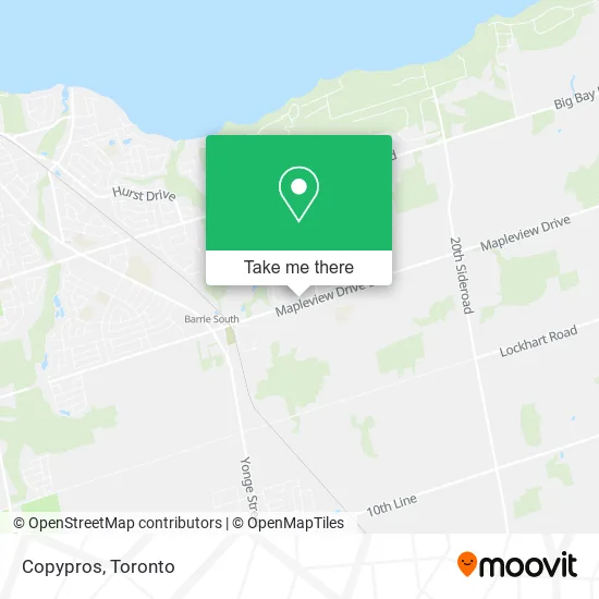 Copypros map