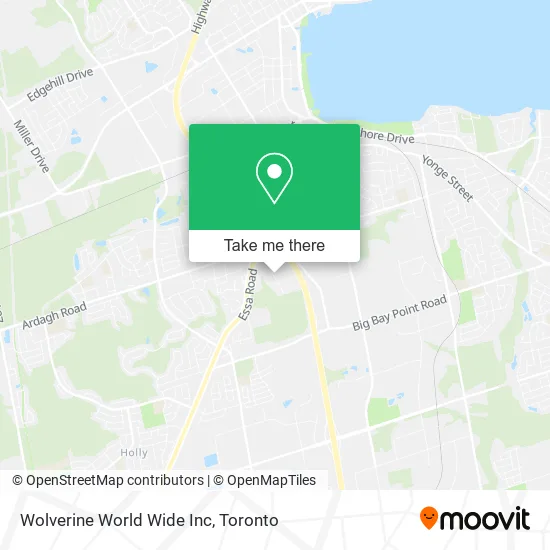 Wolverine World Wide Inc map