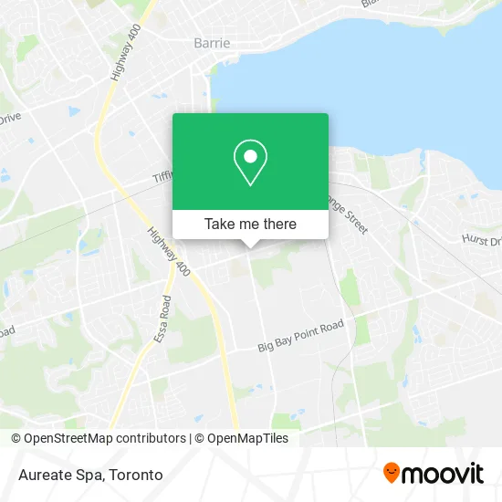 Aureate Spa map