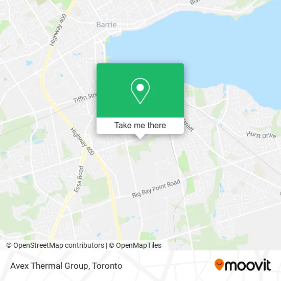 Avex Thermal Group map