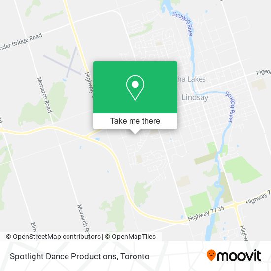 Spotlight Dance Productions map