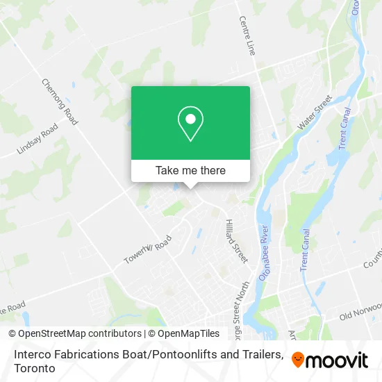 Interco Fabrications Boat / Pontoonlifts and Trailers map