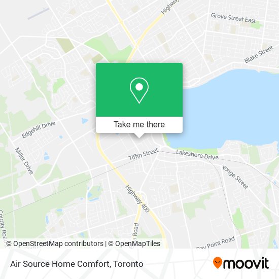 Air Source Home Comfort map