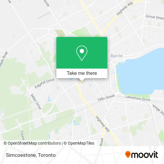 Simcoestone map