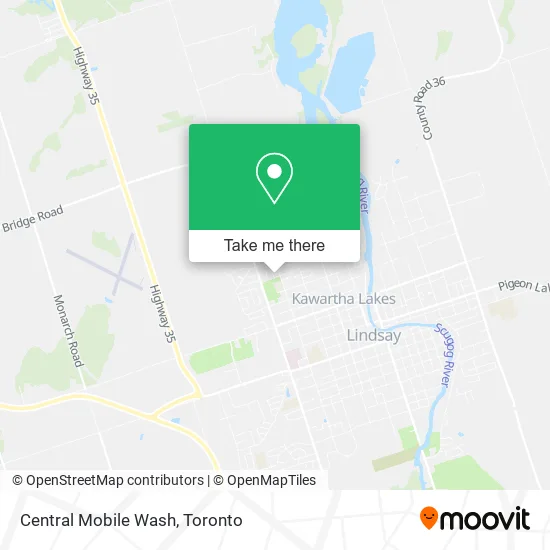 Central Mobile Wash map