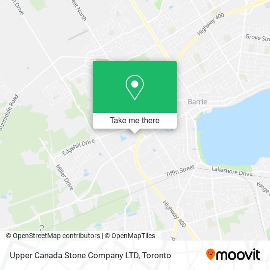Upper Canada Stone Company LTD map