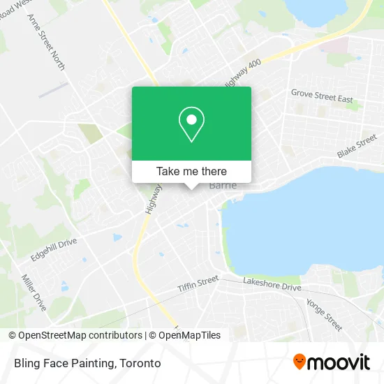 Bling Face Painting map