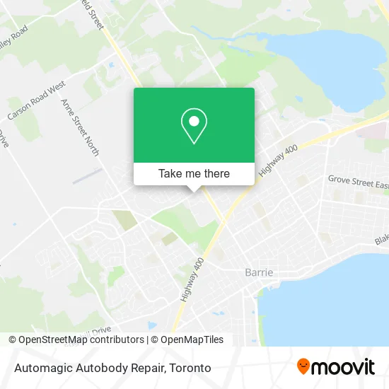 Automagic Autobody Repair map