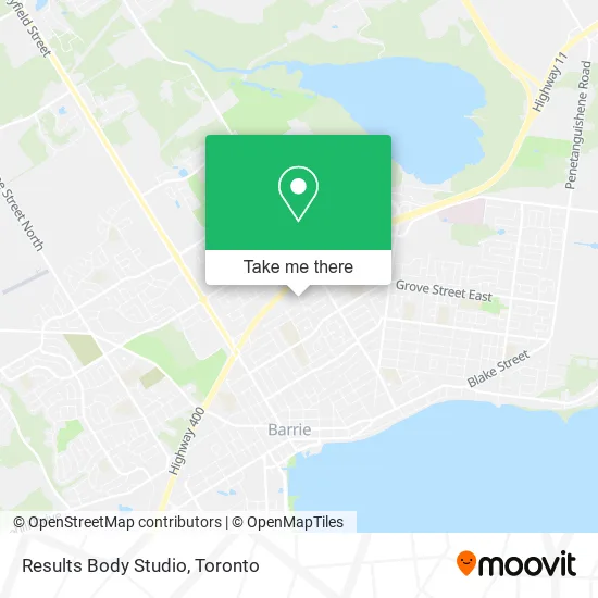 Results Body Studio map