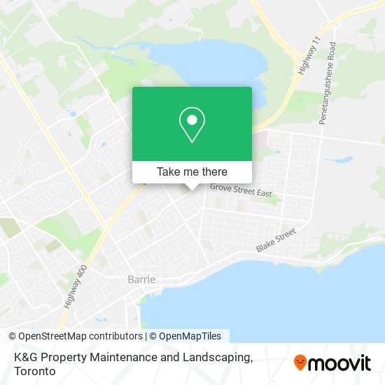 K&G Property Maintenance and Landscaping map
