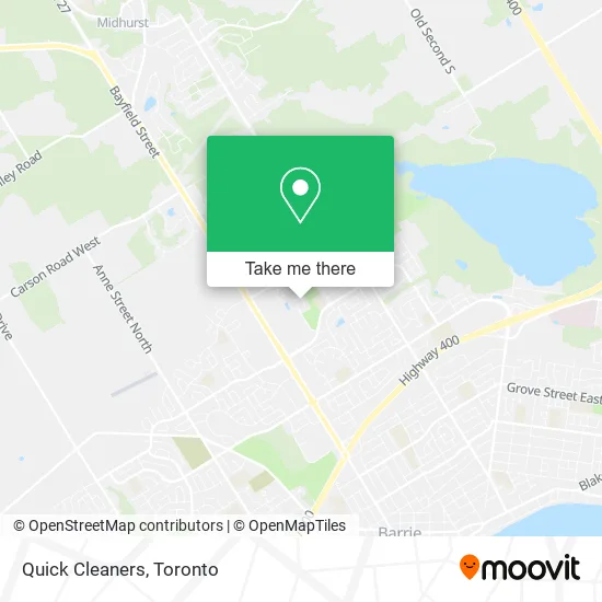 Quick Cleaners map