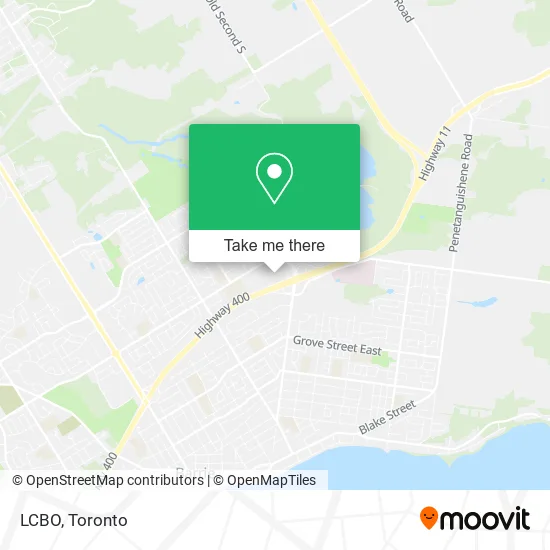 LCBO map