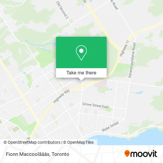 Fionn Maccoolãââs map