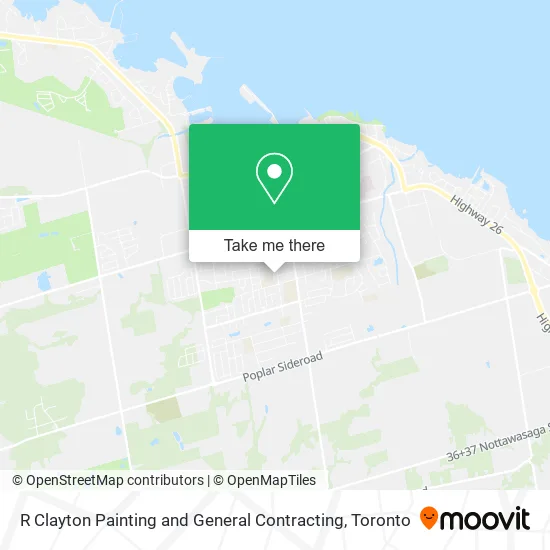 R Clayton Painting and General Contracting map