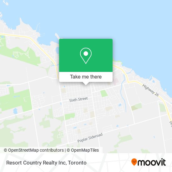 Resort Country Realty Inc map
