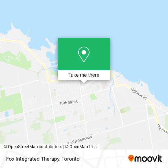 Fox Integrated Therapy map