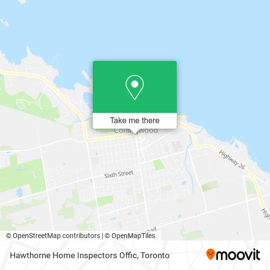 Hawthorne Home Inspectors Offic map